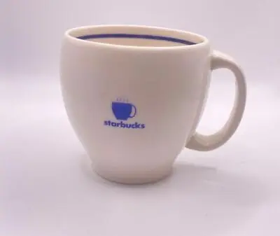 Starbucks Barista Abbey Blue Steaming Logo Coffee Tea Cup Mug 2003 14 Oz VTG  • $14