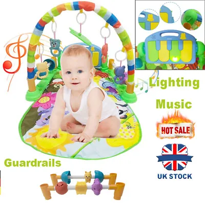 Baby Gym Play Mat Fitness Music Fun Lay Activity Toy Playmat Piano Boys Girls  • £20.99
