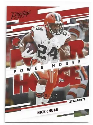 2022 Panini Prestige #PH-12 Nick Chubb #d380/449 Browns Power House   X • $1.79