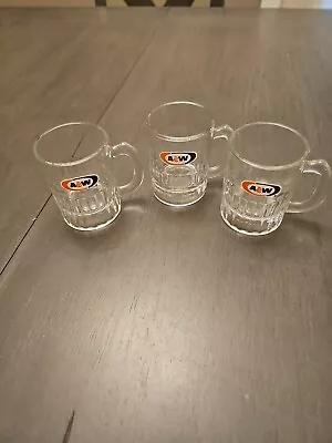 Set Of 3 Mini A & W Root Beer Mugs • £14.48