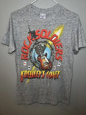 £40.91 • Buy KISS 1987 Ace Frehley “Frehley’s Comet” Rock Soldier Vintage T-Shirt Medium