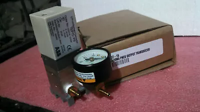 $299.99 • Buy ABB TEIP11-PS I/P Converter Transducer 4-20mA / 3-15 Psi HVAC PLC Controller New