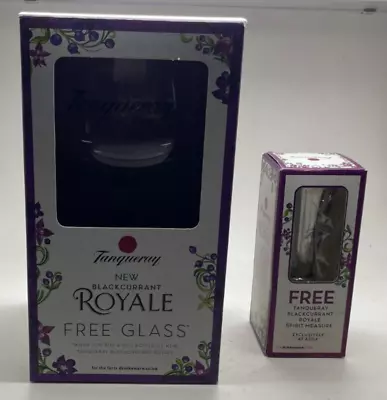 £16.99 • Buy Tanqueray Blackcurrant Royale Gin Balloon Glass & Measure - Pub Bar Home Bnib