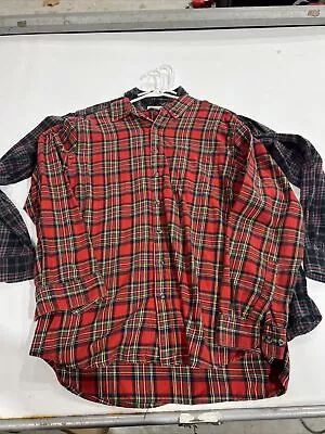 Lot Of (2) Magellan Men’s Flannel Button Up Shirt Shacket Large And Xl • $22