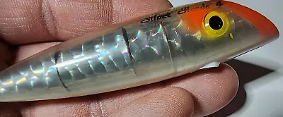 Silver Horde 4 Salmon Plug Prism Silver White Belly Popper • $2.99