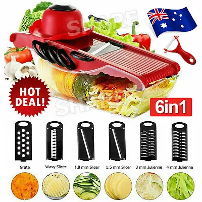 Chopper Vegetable Professional Julienne Cutter Mandolin Slicer Veg Peeler Fruit • $18.35