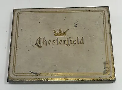 Vintage Chesterfield Cigarette Metal Tin Case #25 District Of Virginia USA  50 • $11.49