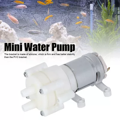 365 DC Aquarium Diaphragm Water Pump Pumping Machine For Fish Tank 612V CAR • $14.83