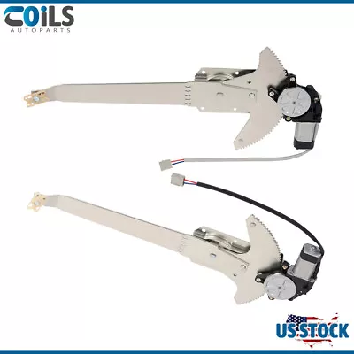 Pair Front Power Window Regulator For Ford Bronco F100 F150 F250 F-350 W/ Motor • $49.99