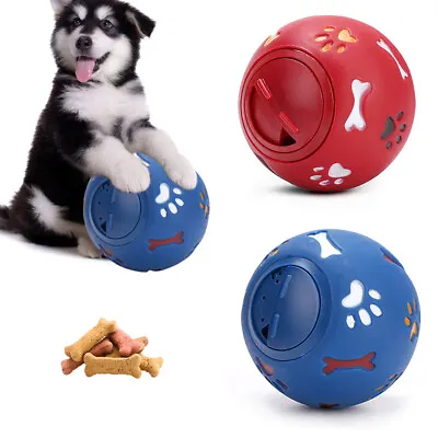 £6.39 • Buy Dog Pet Puzzle Toy Fun Tough Treat Ball Mental Food Dispenser Interactive Toys
