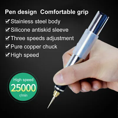 Electric Micro Engraver Pen Mini DIY Metal Glass Ceramic Wood Engraving Tool Kit • $19.70