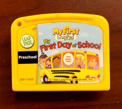 LeapFrog My First LeapPad My First Day Of School Cartridge Only Used Untested • $4.99