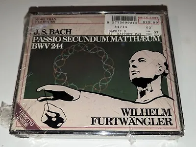 *NEW/SEALED* J.S. Bach St. Matthew 2-Disc CD Set Wilhelm Furtwangler 1989 • $15.99