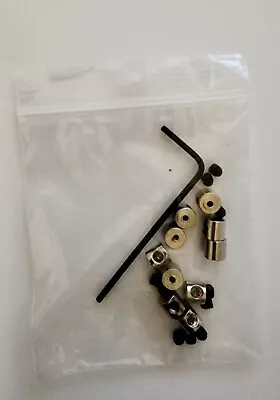 £4.95 • Buy 10 Brooch Pin Saver Barrel Locks (with Allen Key) Bike Scooter Rally Badge Etc.