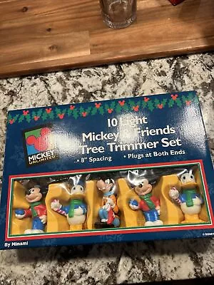 Disney Christmas Tree String Lights Mickey Mouse Goofy Donald  NIB • $35.99
