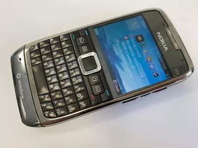 Nokia E71 - Grey Steel (Unlocked) Mobile Phone QWERTY Fully Working • £29.99