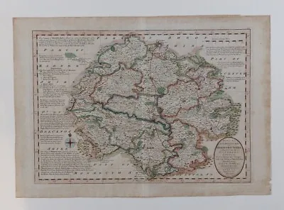 Antique 18th Century County Medium Map Herefordshire Bowles Emanuel Bowen 1785 • £59.95