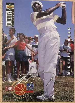 Michael Jordan 1994 Collector's Choice PROFILES GOLF SILVER SIGNATURE #204 (512) • $8.95