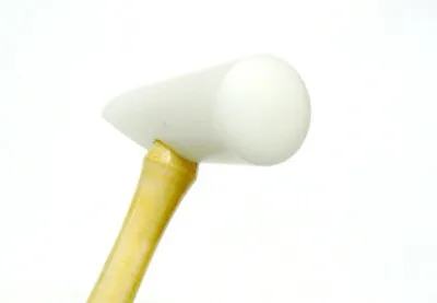 Nylon Hammer Plastic Mallet 4-3/4  Long Dome & Wedge Head Jewelry Metal Forming • $15.24