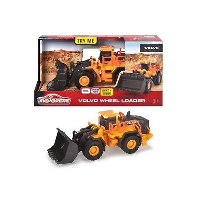 Majorette Collectible Volvo L350H Wheel Loader With Light And Sound Ages 3+ • $36.99