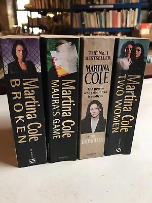 Martina Cole Bundle X 4: Broken Two Women Maura's Game The Ladykiller • £3.20