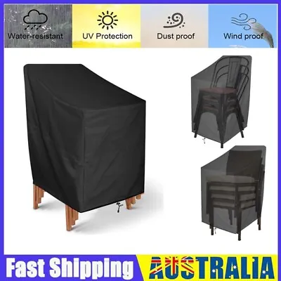 $23.55 • Buy Waterproof Chair Cover Outdoor Garden Furniture Stackable Lounge Seat Cover