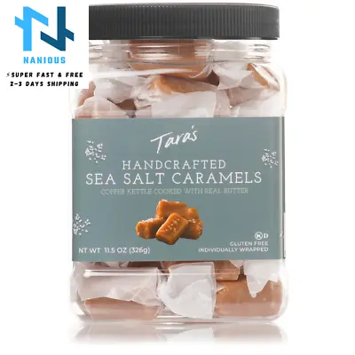 $16.94 • Buy Tara'S All Natural Handcrafted Gourmet Sea Salt Caramel: Small Batch, Kettle Coo