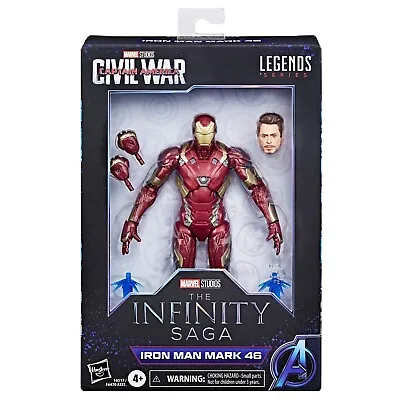 Hasbro Marvel Legends Infinity Saga “Civil War” Iron Man Mark 46 6” Figure New • $26.99