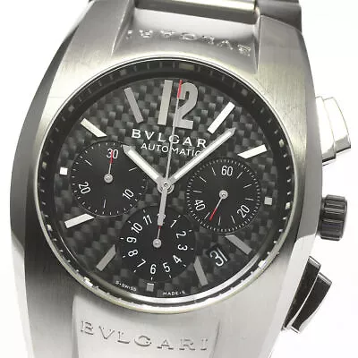 BVLGARI Elgon EG40SCH Chronograph Black Dial Automatic Men's Watch_782619 • $2016.10