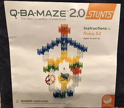 MindWare Q-BA-MAZE 2.0 Starter Stunts Set - Used With Instructions • $10