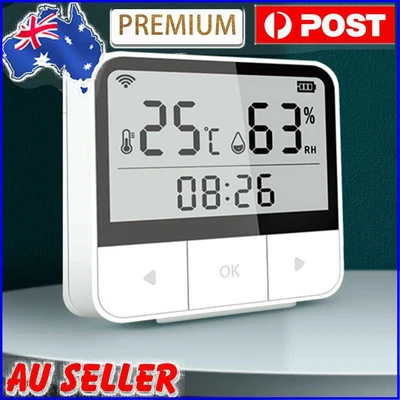 $23.39 • Buy Tuya WiFi Temperature Humidity Meter Gauge Support Alexa Google Assistant