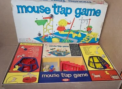 Vintage 1963 Mouse Trap Game By Ideal: Complete CIB Vibrant Graphics • $58.49