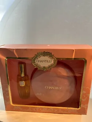 New CHANTILLY Deluxe Dusting Powder & Eau De Toilette VINTAGE ORIGINAL RARE • $89.99