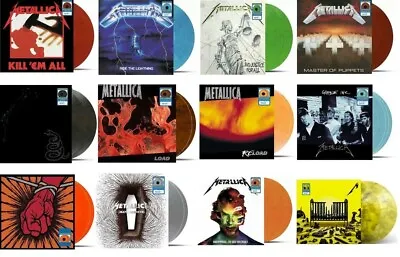 METALLICA  12x COLOURED 12  VINY LP RECORD SET SEALED JUSTICE FOR ALL LOAD BLACK • £823.11