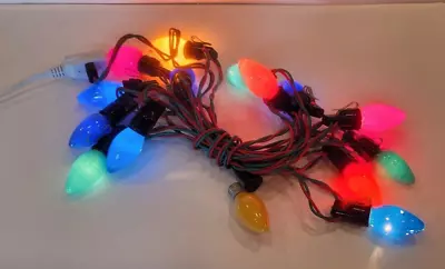 Noma Vintage Christmas 14 Light Bulb C-9 String Of Multicolor Light Tested Works • $18.99