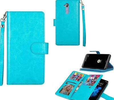 $12.50 • Buy Sony Xperia Xa2 Ultra Luxury Multifunction Wallet Case 9 Card & Wrist Strap