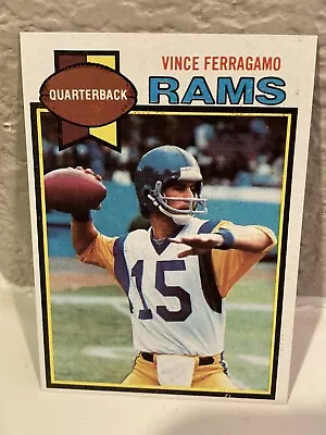 1979 Topps Vince Ferragamo Los Angeles Rams #409 Near Mint High Grade • $1.99