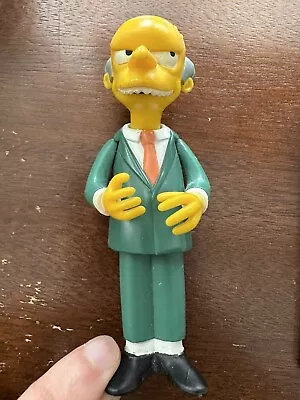 The Simpsons Montgomery Mr. Burns World Of Springfield WOS Figure Playmates 1st • $8