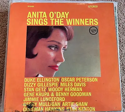 $3.59 • Buy Anita O'day - Sings The Winners - Verve Records - 1961 Pressing - Stereo