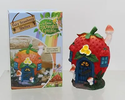 Secret Fairy Enchanted Garden Strawberry House Outdoor Fairy Garden  • £9.99