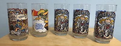 Vintage 1981 McDonald's The Great Muppet Caper Collector Glasses (Set Of 5) • $15