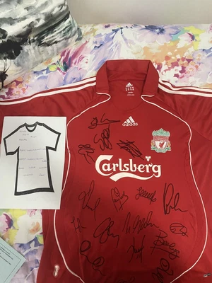 $440 • Buy Liverpool Signed Jersey 2007