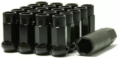 Wheel Mate Muteki SR48 Open End Lug Nuts - Black 12x1.50 48mm 32906B • $64