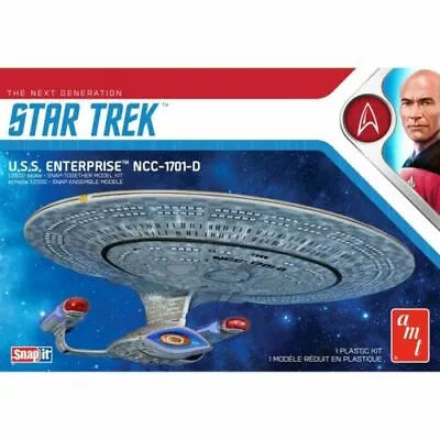 AMT 1/2500 Star Trek Enterprise D Snap Together Model Kit AMT1126M • $25.99