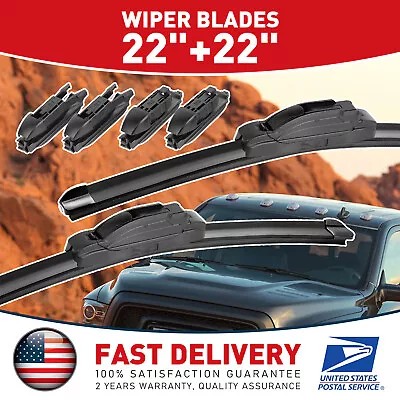 Fit For Mercedes-Benz SLK55 AMG 2005-2016 Front Windshield Wiper Blades 22  &22  • $13.99