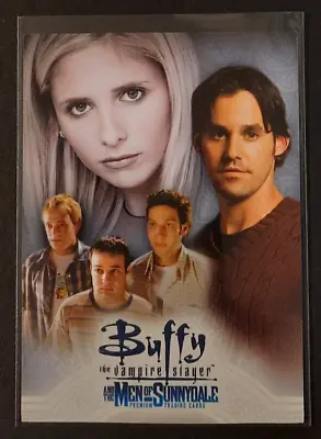 BUFFY THE VAMPIRE SLAYER Men Of Sunnydale Promo Card #MOS P-SD Inkworks 2005 • $4.95