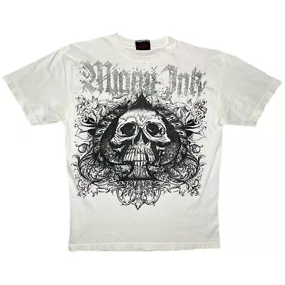 Grunge Miami Ink Gothic Skull Top Size Medium • £38