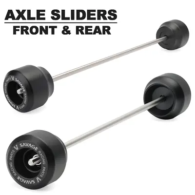 Front Rear Wheel Fork Axle Sliders Guard For YAMAHA MT-25 MT-03 YZF-R25 YZF-R3 • $46.39