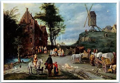 The Village Street By Jan Brueghel The Elder - Kunsthistorisches Museum Wien • $8.39