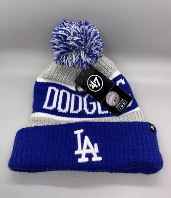 '47 Brand Los Angeles Dodgers Adult Pom Knit Beanie OSFA • $26.99